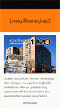 Mobile Screenshot of apartmentsat1220.com